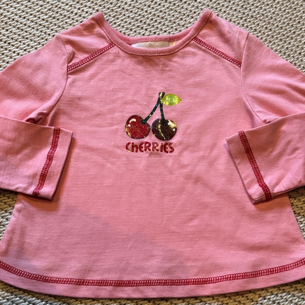 Top toddler girls new size 2T cotton long sleeves wonderkids